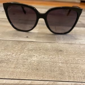 Used GUCCI GG 3502/S 807N6 57mm Black Oversized Women's Sunglasses Italy